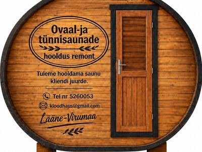 Ovaal-ja torusaunade hooldus
