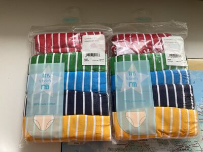 Uued Mothercare aluspüksid, 10tk, 122-134