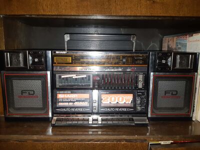 MÜÜA  töökorras SHARP WF-939 "boombox"