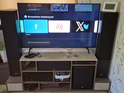 Kodukino – SONY ressiiver + Heco Victa kõlarid