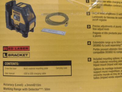 Ristjoonlaser DeWalt