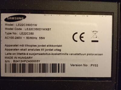 Samsung 22" TV