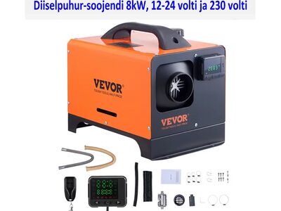 Diiselpuhur-soojendi​ VEVOR 8kW, 12-24 (230) volti