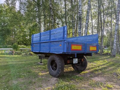 Traktori kallutav käru 2t kandevõimega