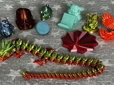3D-printeriga tehtud mänguasjad
