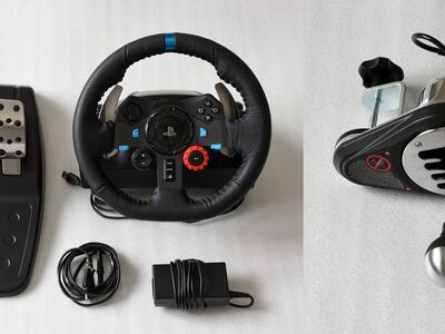 Rool Logitech G29, käigukang Thrustmaster TH8A