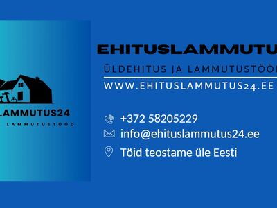 Ehitus- ja lammutustööd