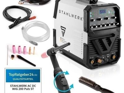 Keevitusmasin keevitus STAHLWERK AC/DC TIG 200 Pul