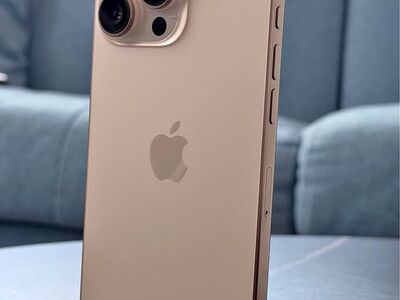Phone 16 Pro Max Desert Titanium, 256 GB