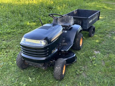 Murutraktor Partner koos käruga