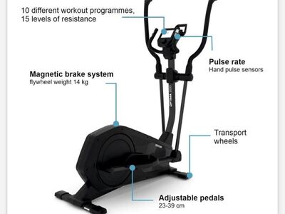 Elliptiline trenažöör Kettler Optima 200