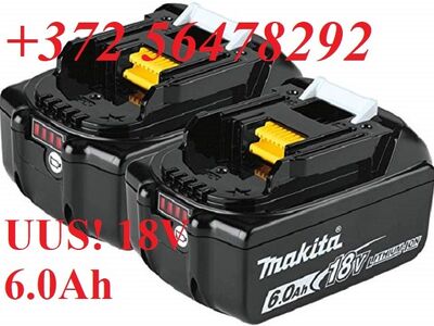 UUS ORIGINAAL Makita BL1860B aku Li-Ion 18V 6.0Ah