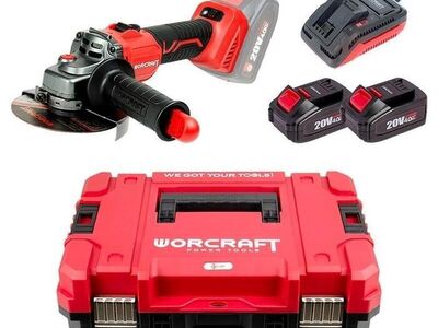 Akunurklihvija Worcraft 20V LI-ION 125mm