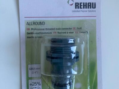 KEERMEGA ADAPTER REHAU 3/4" (G26,5 MM)