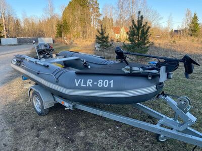 Paat Bush Crab K-360 koos 10hp mootoriga