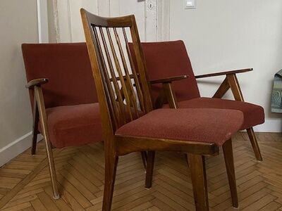 Vintage toolid 6 tk, Poola mööbel