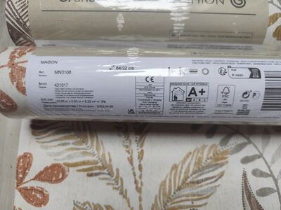 BAMBUSEMUSTRILINE TAPEET 3 RULLI