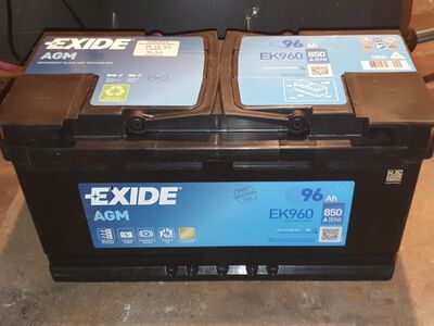 Exide EK960 AGM aku