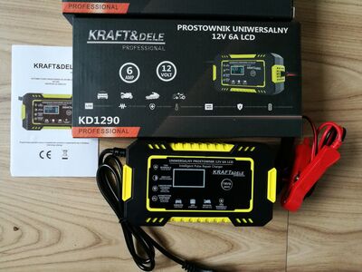 LCD ekraaniga akulaadija 12V, UUS
