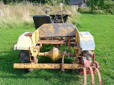 Oma valmistatud traktor