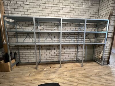 Tugev metallist laoriiuli komplekt 4m. Kõrgus 2,1m