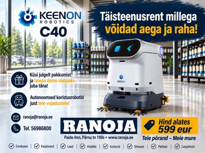 Täisteenusrent robotitele!