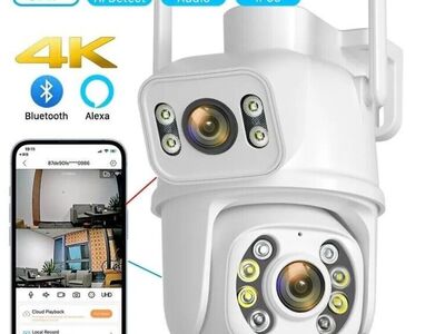 VALVEKAAMERA 8MP 4K PTZ Wi-Fi + 64GB kaart