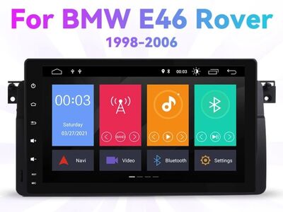BMW E46 Android 2+32GB, DSP, RDS, BT, Navi. Uus