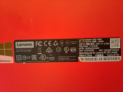 Lenovo sülearvuti 80.-