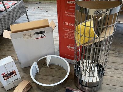 Harvia Cilindro PC90XE + Harvia HPC2 + Harvia HPC3