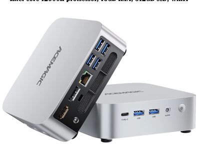 Mini PC Intel i5-12600H, 16GB, 512GB SSD, Win11