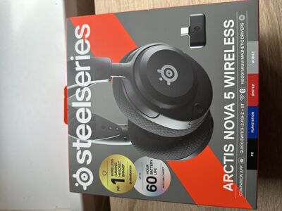 Steelseries Arctis Nova 5 Wireless, must - Juhtmev