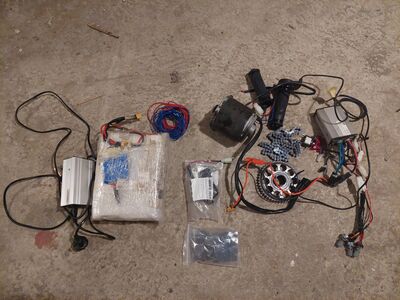 48V 1.3kw elektrimootori komple kardile/projektile