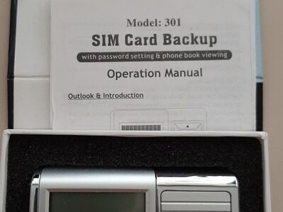 SIM kaardi andmetest varukoopia tegemise seade