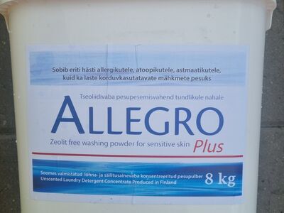 Allegro pesupulber 8 kg