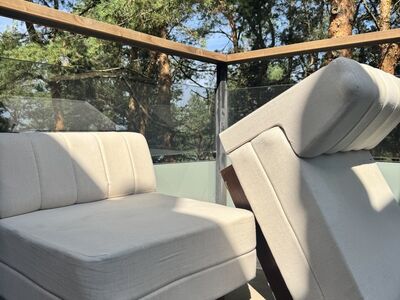 Retro moodultugitoolid / lounge toolid, 2 tk