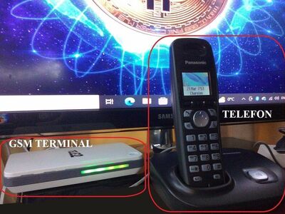 Digitaalne RAADIOTELEFON PANASONIC, GSM TERMINAL