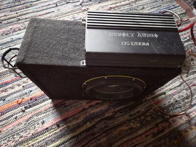 Subwoofer Revolt Audio DS 1200M + kond
