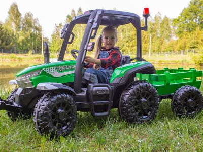 Laste elektriline traktor haagisega 2x200W