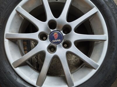 Saab valuveljed 16 tolli