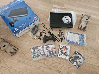 Sony Ps3 Super Slim 500GB PlayStation 3 PS3 + 5 cd