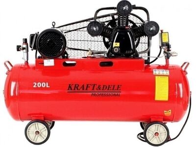 3-kolbiline õlikompressor KD1474 200L, separaator