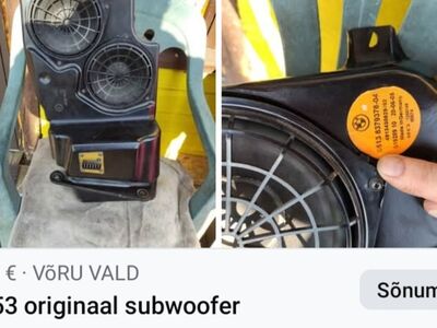 BMW E53 subwoofer