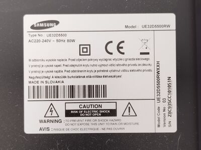 Samsung UE32D5500 Smart