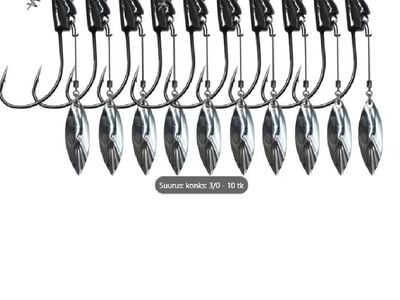 Offset konksud Swimbait Bladed 10tk
