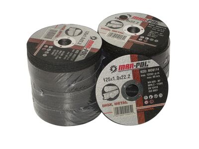 Lõikekettad Mar-Pol 1x125mm, 25tk pakis