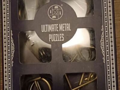 6 PIECE SET OF METAL PUZZLES (arendav)