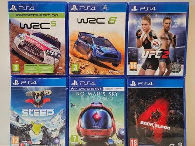 Playstation 4 mängud (15 mängu, 10-30€)