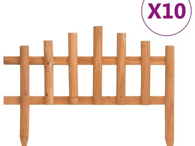 vidaXL murupiirded 10 tk nulupuit 4,4 m
