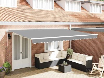 vidaXL Kailastud raam Valge 400 × 300 cm Alumiinium